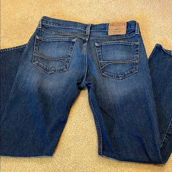 Hollister Blue Straight Jean 32X34 - Picture 6 of 6